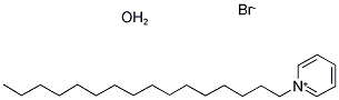 N-HEXADECYLPYRIDINIUM BROMIDE MONOHYDRATE 结构式