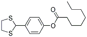 4-(1,3-DITHIOLAN-2-YL)PHENYL OCTANOATE 结构式