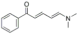 5-(DIMETHYLAMINO)-1-PHENYLPENTA-2,4-DIEN-1-ONE 结构式