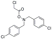 N-[(2-CHLOROACETYL)OXY]-N,N-BIS(4-CHLOROBENZYL)AMINE 结构式