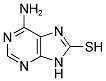 6-AMINOPURINE-8(9H)-THIONE 结构式
