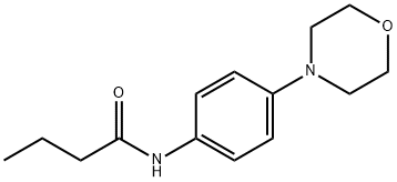 N-(4-Morpholinophenyl)butanamide 结构式
