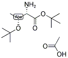 H-THR(TBU)-OTBU.ACOH 结构式