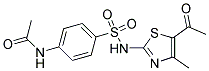 N-(4-(((3-ACETYL-4-METHYL-2,5-THIAZOLYL)AMINO)SULFONYL)PHENYL)ETHANAMIDE 结构式