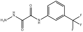 2-HYDRAZINO-2-OXO-N-[3-(TRIFLUOROMETHYL)PHENYL]-ACETAMIDE 结构式