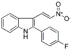 2-(4-FLUOROPHENYL)-3-(2-NITROVINYL)-1H-INDOLE 结构式