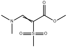 METHYL 3-(DIMETHYLAMINO)-2-(METHYLSULFONYL)ACRYLATE 结构式