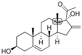 16-METHYLENE 17-HYDROXY PREGNENOLONE 结构式