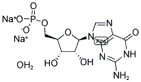 鸟苷-5′-单磷酸 二钠盐 水合物,98% 结构式