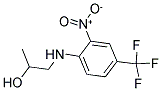 1-([2-Nitro-4-(trifluoromethyl)phenyl]amino)propan-2-ol 结构式