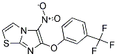 5-NITRO-6-[3-(TRIFLUOROMETHYL)PHENOXY]IMIDAZO[2,1-B][1,3]THIAZOLE 结构式