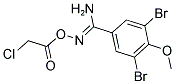 O1-(2-CHLOROACETYL)-3,5-DIBROMO-4-METHOXYBENZENE-1-CARBOHYDROXIMAMIDE 结构式