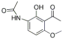N1-(3-ACETYL-2-HYDROXY-4-METHOXYPHENYL)ACETAMIDE 结构式