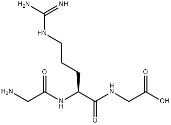 H-GLY-ARG-GLY-OH 结构式