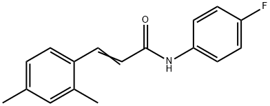 3-(2,4-DIMETHYL-PHENYL)-N-(4-FLUORO-PHENYL)-ACRYLAMIDE