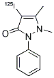IODOANTIPYRINE, [125I] 结构式