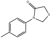 3-(4-METHYLPHENYL)-1,3-THIAZOLAN-4-ONE 结构式