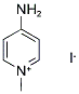 4-AMINO-1-METHYLPYRIDINIUM IODIDE 结构式