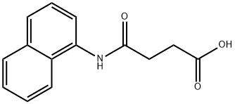 4-(1-NAPHTHYLAMINO)-4-OXOBUTANOIC ACID 结构式