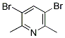 3,5-DIBROMO-2,6-DIMETHYLPYRIDINE 结构式