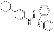 N-(4-CYCLOHEXYLPHENYL)OXO(DIPHENYL)PHOSPHORANECARBOTHIOAMIDE 结构式