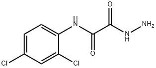 N-(2,4-DICHLOROPHENYL)-2-HYDRAZINO-2-OXOACETAMIDE 结构式