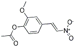 1-(3-METHOXY-4-ACETOXYPHENYL)-2-NITROETHENE 结构式