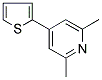 2,6-DIMETHYL-4-(2-THIENYL)PYRIDINE 结构式
