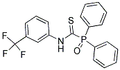 N-[3-(TRIFLUOROMETHYL)PHENYL]OXO(DIPHENYL)PHOSPHORANECARBOTHIOAMIDE 结构式