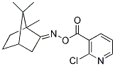 2-CHLORO-3-(([(1,7,7-TRIMETHYLBICYCLO[2.2.1]HEPT-2-YLIDENE)AMINO]OXY)CARBONYL)PYRIDINE 结构式