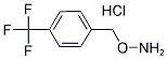 O-[[4-(三氟甲基)苯基]甲基]羟胺盐酸盐 结构式