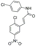 N1-(4-CHLOROPHENYL)-3-(2-CHLORO-5-NITROPHENYL)ACRYLAMIDE 结构式