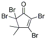 2,3,5,5-TETRABROMO-4,4-DIMETHYLCYCLOPENT-2-EN-1-ONE 结构式