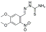 AMINO((1-AZA-2-(4,5-DIMETHOXY-2-NITROPHENYL)VINYL)AMINO)METHANE-1-THIONE 结构式