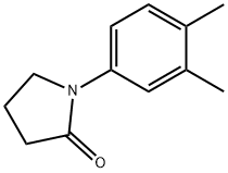 1-(3,4-DIMETHYLPHENYL)-2-PYRROLIDINONE 结构式