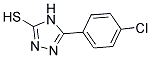 3-MERCAPTO-5(4-CHLOROPHENYL)-[1,2,4-]TRIAZOLE 结构式