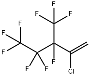 2-CHLORO-3,4,4,5,5,5-HEXAFLUORO-3-TRIFLUOROMETHYL-1-PENTENE 结构式