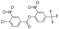 2-NITRO-4-(TRIFLUOROMETHYL)PHENYL 4-CHLORO-3-NITROBENZOATE 结构式