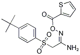 2-AMINO-1-AZA-3-((4-(TERT-BUTYL)PHENYL)SULFONYL)PROP-1-ENYL THIOPHENE-2-CARBOXYLATE 结构式