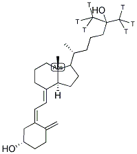 HYDROXYCHOLECALCIFEROL [26,27-3H]- 结构式