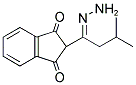 2-(3-METHYLBUTYL-1-HYDRAZONE)INDANE-1,3-DIONE 结构式