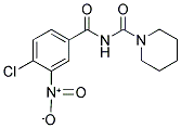 N1-PIPERIDINOCARBONYL-4-CHLORO-3-NITROBENZAMIDE 结构式