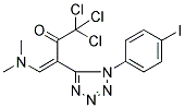 1,1,1-TRICHLORO-4-(DIMETHYLAMINO)-3-[1-(4-IODOPHENYL)-1H-1,2,3,4-TETRAAZOL-5-YL]BUT-3-EN-2-ONE 结构式