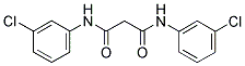 N,N'-BIS-(3-CHLORO-PHENYL)-MALONAMIDE 结构式