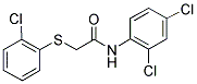 2-[(2-CHLOROPHENYL)SULFANYL]-N-(2,4-DICHLOROPHENYL)ACETAMIDE 结构式