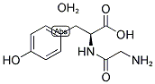 N-GLYCYL-L-TYROSINE HYDRATE 结构式