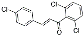 3-(4-CHLOROPHENYL)-1-(2,6-DICHLOROPHENYL)PROP-2-EN-1-ONE 结构式