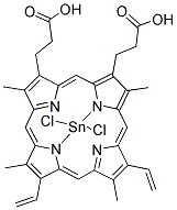 SN(IV) PROTOPORPHYRIN IX DICHLORIDE 结构式
