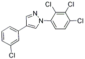 4-(3-CHLOROPHENYL)-1-(2,3,4-TRICHLOROPHENYL)-1H-PYRAZOLE 结构式