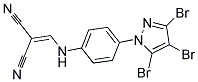 2-([4-(3,4,5-TRIBROMO-1H-PYRAZOL-1-YL)ANILINO]METHYLIDENE)MALONONITRILE 结构式